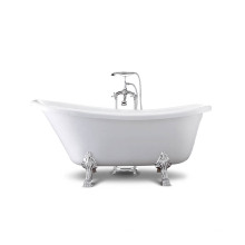 Gerece chaise longue bathtub household European freestanding bathtub cat feet acrylic bath tub